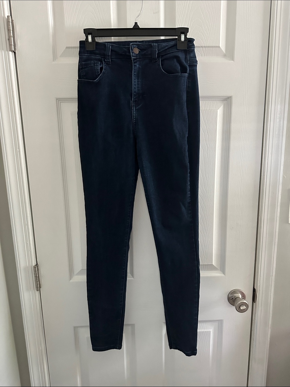 Encore Jeans Women's Dark Navy High-Rise Skinny Jeans size 7